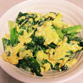 ほのそすママ's cooksnap of when they made 白だしで簡単もう１品♪小松菜の卵炒め.