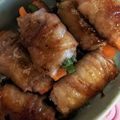 mぱなんが's cooksnap of when they made にんじんといんげんde♡味付き肉巻き♡.