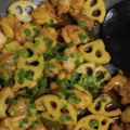 きれいな空's cooksnap of when they made れんこんと鶏肉の甘酢炒め.