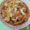 ﾚﾃﾞｨﾆｬﾆｬ's cooksnap of when they made キャベツとさつま揚げの煮物.