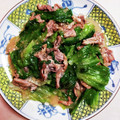 ゆきのんくん's cooksnap of when they made ☆簡単☆レタスと豚こまの味噌マヨ炒め.