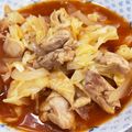 ミアンミアン's cooksnap of when they made キャベツと玉ねぎと鶏モモのケチャップ炒め.