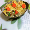 KBBキッチン☆'s cooksnap of when they made うちの味☆玉子豆腐で♪茶碗蒸し風巾着煮.