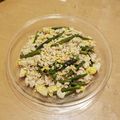 ラリー＆サラ's cooksnap of when they made 旬！アスパラと鶏ひき肉の卵炒め☆.