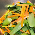 ma2kaboch's cooksnap of when they made 小松菜と塩昆布の和え物.