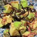 リリーパ's cooksnap of when they made 絶対美味しい！アボカドの梅塩昆布和え.