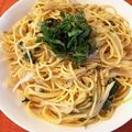 caruga's cooksnap of when they made 大葉とツナの和風パスタ。フライパン１つ♪.