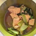 sakutakuhitoshu's cooksnap of when they made *春菊と焼き豆腐のつゆたっぷり煮.
