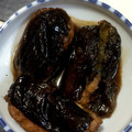 ゃゃッキりん梵's cooksnap of when they made 茄子と鳥挽肉のはさみ焼き煮.