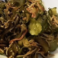 ☆ごはんできた☆'s cooksnap of when they made きゅうりとなすの塩昆布和え.