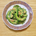 コムギ大好き's cooksnap of when they made 苦くないよ！ゴーヤとツナのおかか和え.