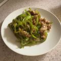 ぐ〜でたま's cooksnap of when they made ピーマンと豚ロース薄切り肉の炒め物.