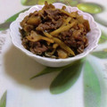 KBBキッチン☆'s cooksnap of when they made 牛ごぼうと舞茸のしぐれ煮.