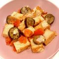 悠LOVE航's cooksnap of when they made 厚揚げと夏野菜のチーズ焼き.