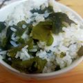 ビギナーえい's cooksnap of when they made 懐かしのわかめご飯.