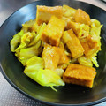 azbjbn's cooksnap of when they made 厚揚げとキャベツの炒め煮~カレー味~.