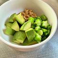 azbjbn's cooksnap of when they made 簡単！ 納豆・アボカド・オクラで健康に♪.
