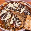 ＊たぬみん＊'s cooksnap of when they made うどんをリメイク お好み焼き.