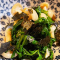 小木菟's cooksnap of when they made ほろ苦い 春菊としめじのお浸し.