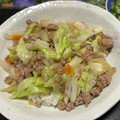 ☆みえぽんぽこりん☆'s cooksnap of when they made 丼にも◎キャベツと挽き肉の炒め物。.