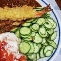 ジョングレ's cooksnap of when they made カレーライスに塩もみ胡瓜.