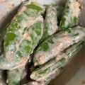 L.R's cooksnap of when they made 簡単♡スナップエンドウの胡麻マヨ和え.