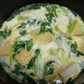 55才のおじさん's cooksnap of when they made 小松菜と厚揚げの卵とじ.