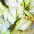 ☆めぐめぐ♪☆'s cooksnap of when they made 簡単！レタスのおひたし～にんにく醤油風味.