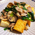 t0mt0mt0m's cooksnap of when they made 豚肉と厚揚げとニラのカレー炒め.