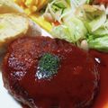 まぶたん's cooksnap of when they made 玉ねぎは生で～煮込みハンバーグ♪.