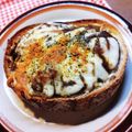 お山のエイ's cooksnap of when they made パンdeカレーグラタントースト.