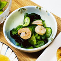 にきけん's cooksnap of when they made えびときゅうりの酢の物.