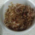 みきり～ん's cooksnap of when they made レンジで10秒！おにぎりの具『おかか』☆.