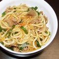 タワ師's cooksnap of when they made パスタや焼きそばを速攻ソースに絡める裏技.
