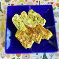 卯月のうさぎ２０１４'s cooksnap of when they made ズッキーニとコーンの優しい風味❀卵焼き.