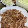 猫のミイヤ's cooksnap of when they made しゃぶしゃぶ用お肉で旦那も唸る生姜焼き.