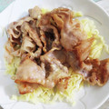 やしゅう's cooksnap of when they made 豚肉の辛子マヨ和え。.