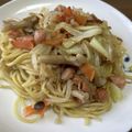 Ｍatu☆Music's cooksnap of when they made 休日ランチ♪野菜たっぷり塩焼きそば.