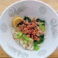 ルチアーノ★★★'s cooksnap of when they made 汁なし深煎りごま担々うどん.