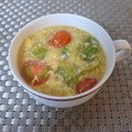 スタイリッシュママ's cooksnap of when they made 中華風♡レタスとトマトのふわふわ卵スープ.