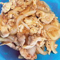 y_u♡'s cooksnap of when they made 俺の黄金比 豚皿しょうが焼き 食堂風.
