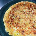 azbjbn's cooksnap of when they made ふわっと軽い♪米粉お好み焼き えのき入り.