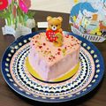 やまみえこ's cooksnap of when they made ピンクのグラサージュ♡ドリップケーキに♡.
