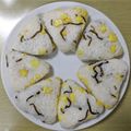 Cony◎'s cooksnap of when they made 塩昆布とコーンの洋風おにぎり.