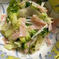 ♡ちゅん's cooksnap of when they made 給食の大根とハムのサラダ.