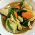 とろけい's cooksnap of when they made 鶏胸肉ほうれん草のにんにくバター醤油炒め.