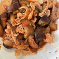 鈴木さんちの猫's cooksnap of when they made 豚バラ茄子のコチュジャン炒め.