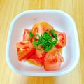 プー♡'s cooksnap of when they made あと一品♠トマトと大葉のポン酢和え.