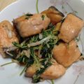 ニボシット's cooksnap of when they made 簡単♪鮭と長芋のバター醤油炒め.