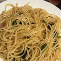 クック49L4Ho☆'s cooksnap of when they made ほうれん草ベーコン　柚子胡椒ポン酢パスタ.